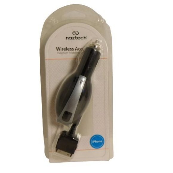 Naztech Retractable 30 Pin Charger with USB Charging Port for iPhone 4/4S iPad 4 - Picture 1 of 2